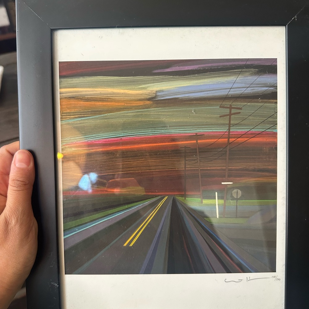 Framed Roadscape Art Print
